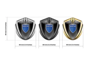 Dacia Metall Emblem Abzeichen Minimaler Stil Universell